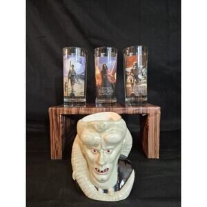 Star Wars Coffee Mug And Glass Set Of 4 , VTG 19990 'S.